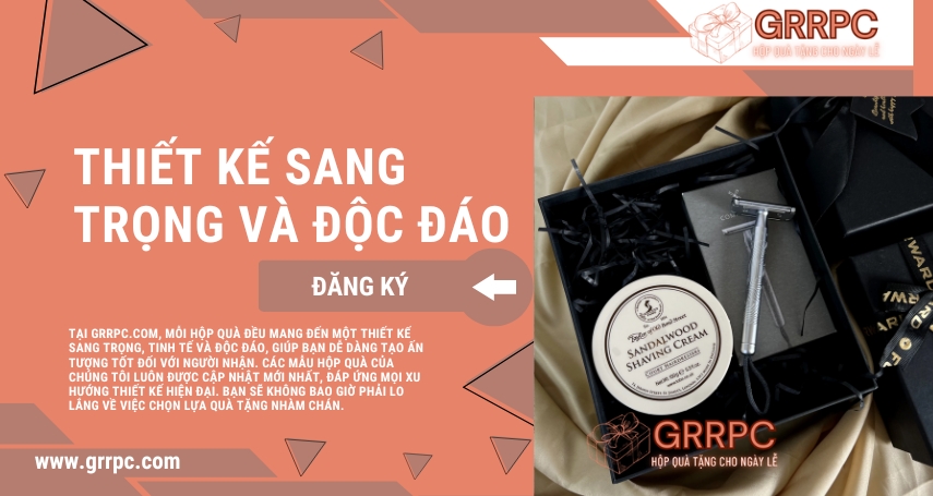 Tùy chỉnh hộp quà HỘP QUÀ TẶNG CHO NGÀY LỄ GRRPC